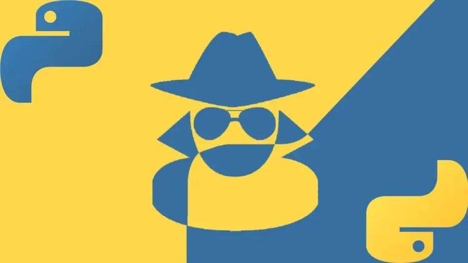 Capa do curso Python para Hackers Éticos – Vitor Mazuco