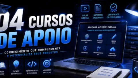 Capa do curso React Native + Mysql + Apps – Hugo Vasconcelos