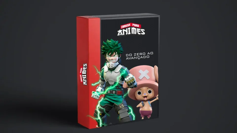 Capa do curso Zbrush para Animes – Jonathan Mateus