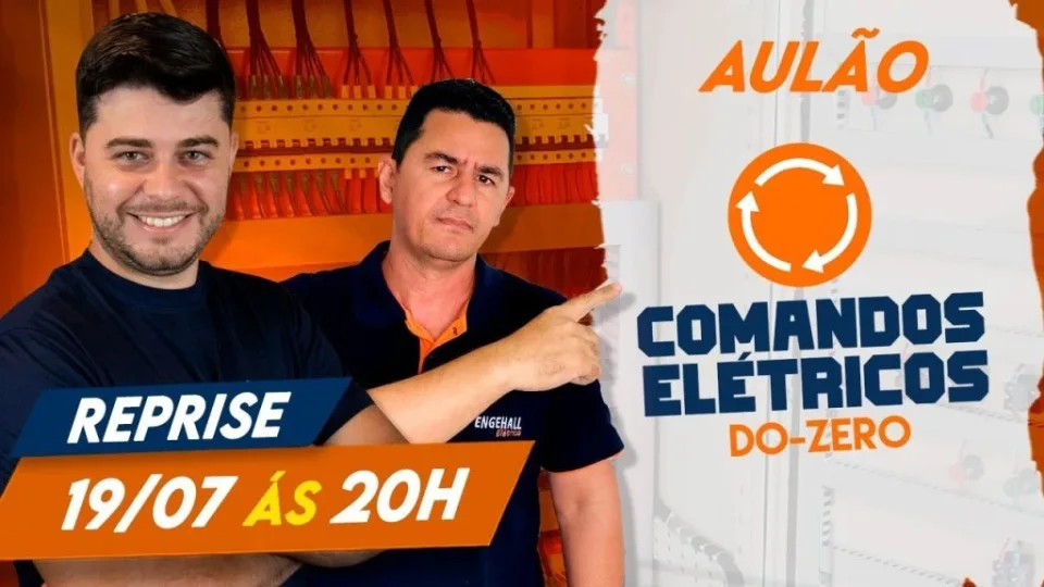 Capa do curso Comandos Elétricos do Zero – Engehall