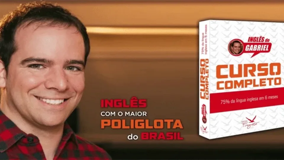 Capa do curso Turbine SEU Inglês – Gabriel Poliglota