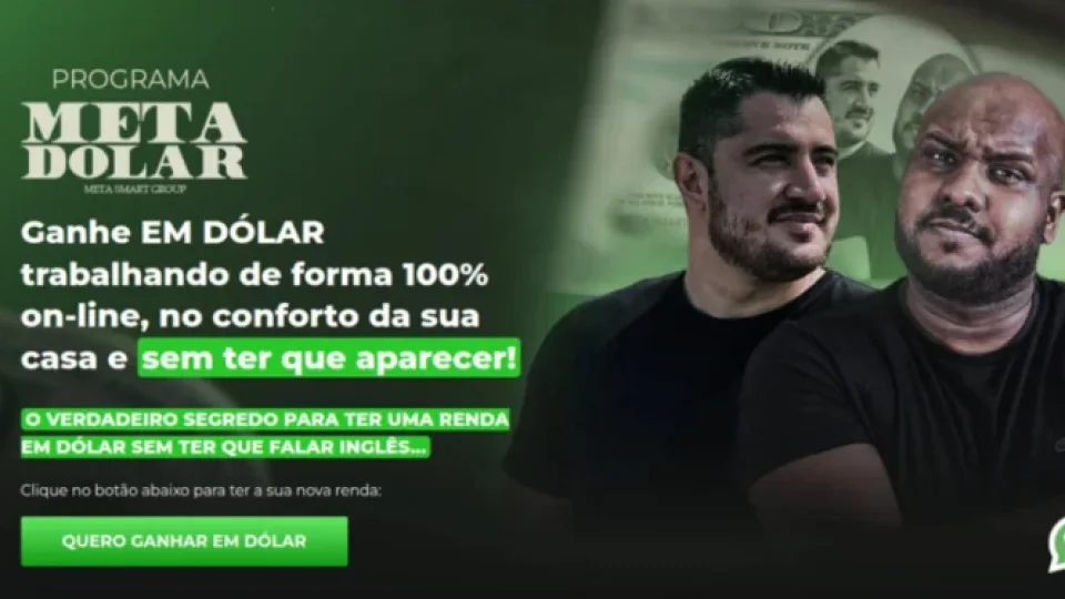 Capa do curso Meta Dólar – Vini Rodrigues e Djônatan Leão