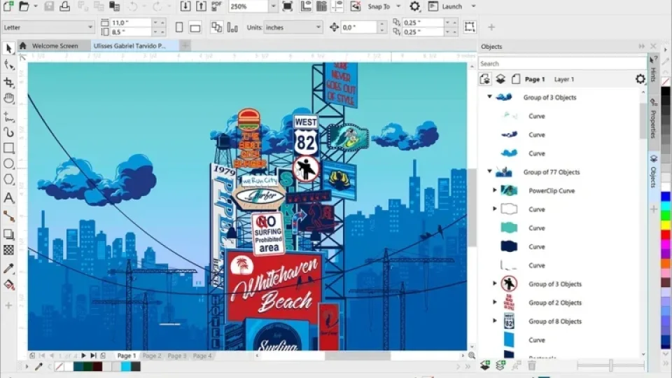 Capa do curso Coreldraw Fácil e Profissional – Roberto Gazola