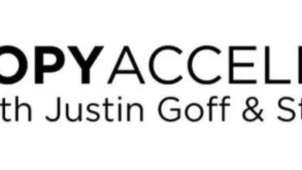 Capa do curso Copy Accelerator – Stefan Georgi e Justin Goff