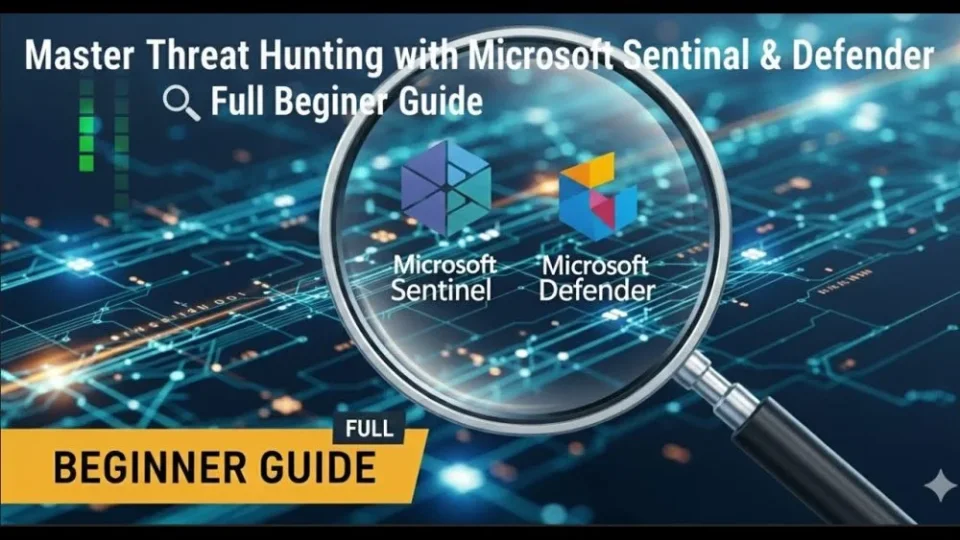 Capa do curso Threat Hunting IN Microsoft Sentinel AND Defender – Maltrak