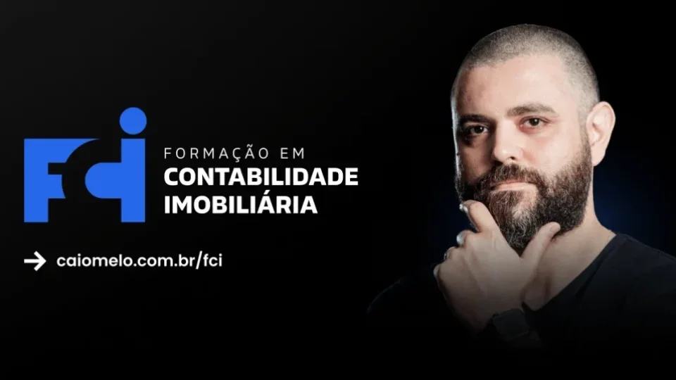 Capa do curso Formação em Contabilidade Imobiliária – Caio Melo