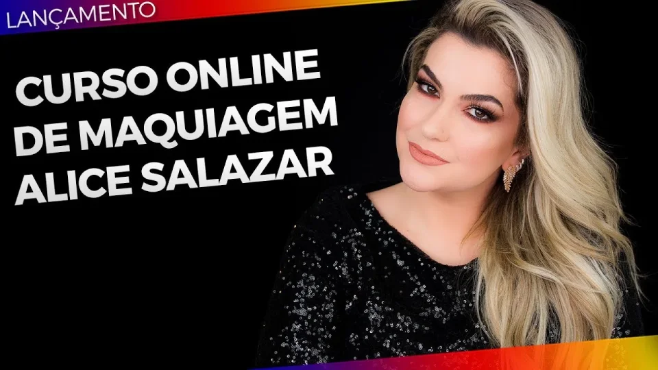 Capa do curso Automaquiagem – Alice Salazar