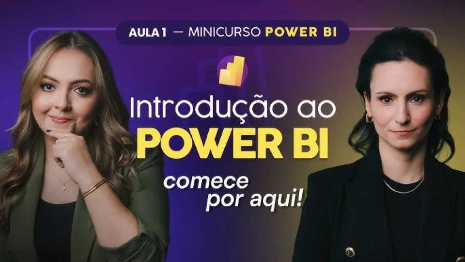 Capa do curso Imersão Power BI – Karine Lago e Leticia Smirelli