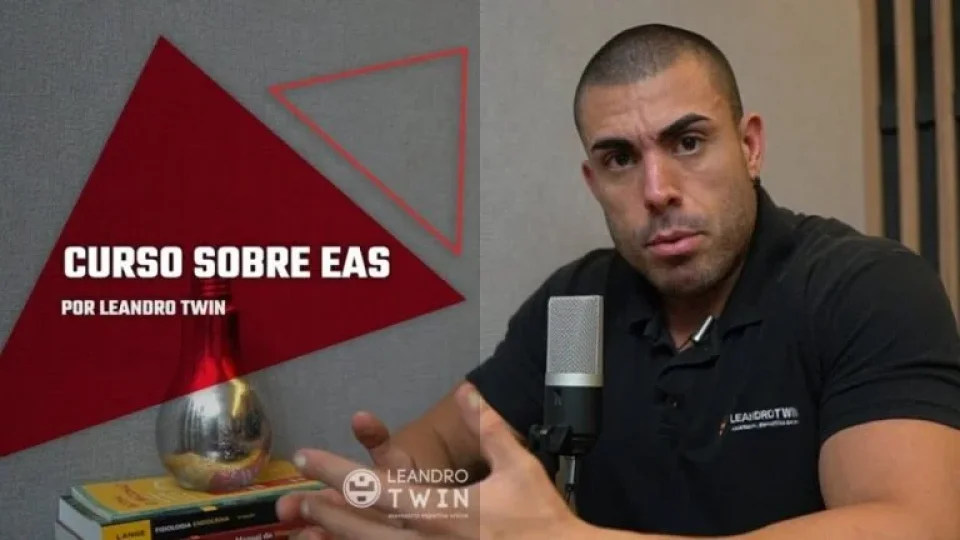 Capa do curso Curso de Esteroides Anabolizantes – Leandro Twin
