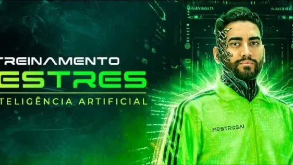 Capa do curso Mestres AI – Tiago Lemos e Augusto Backes