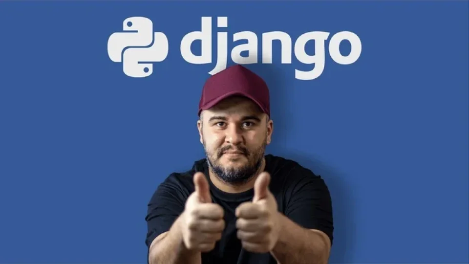 Capa do curso Django WEB Framework e Django Rest Framework – Luiz Otávio
