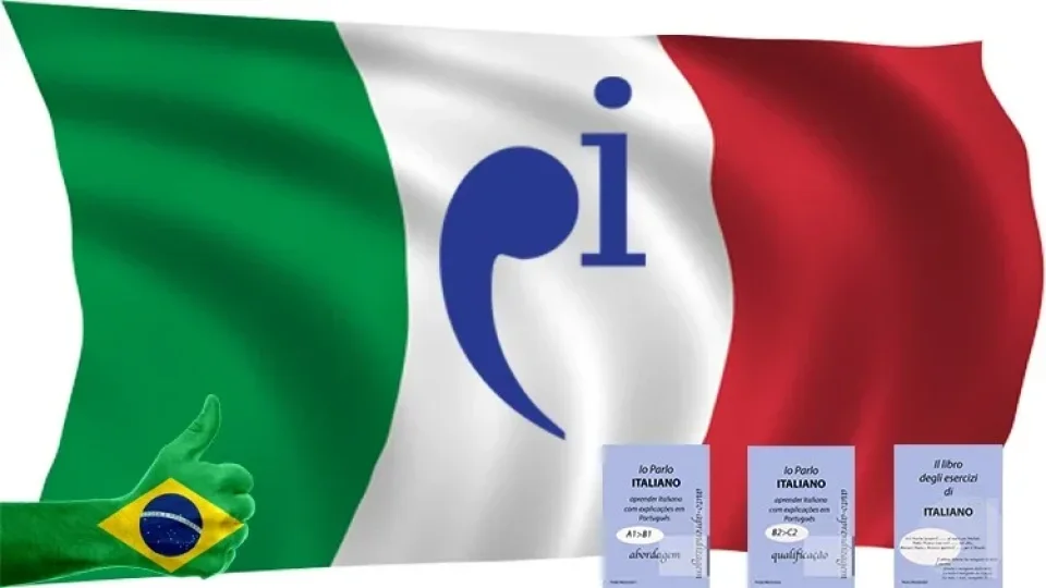 Capa do curso Italiano para Brasileiros – Paolo Mantovani