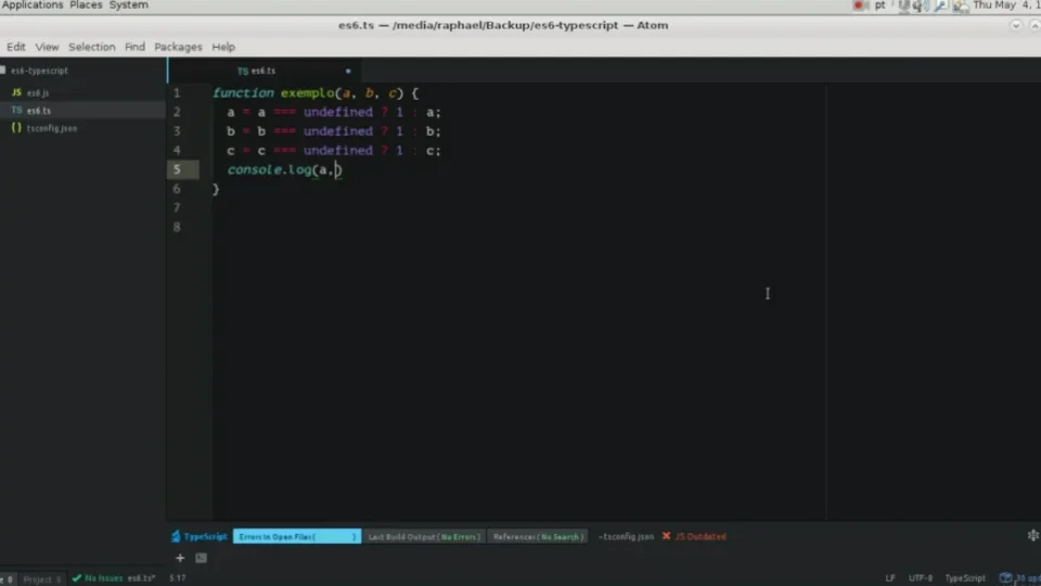 Capa do curso Typescript, Node, ES6 e Postgres
