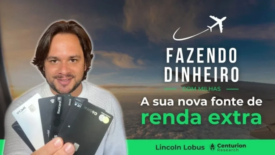 Capa do curso Fazendo Dinheiro com Milhas – Lincoln Lobus