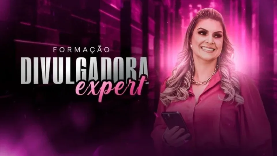 Capa do curso Formação Divulgadora Expert – Quezia Valin