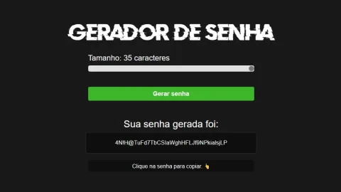 Projeto Gerador de Senha – Letícia Garcez