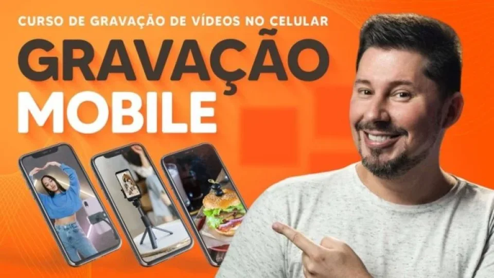 Capa do curso Gravação Mobile — Jefe Vilanova