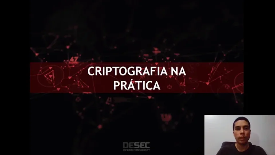 Capa do curso Criptografia – 0X65 (Desec)