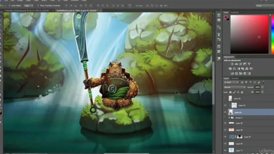 Capa do curso Introdução À Pintura Digital – Guilherme Freitas