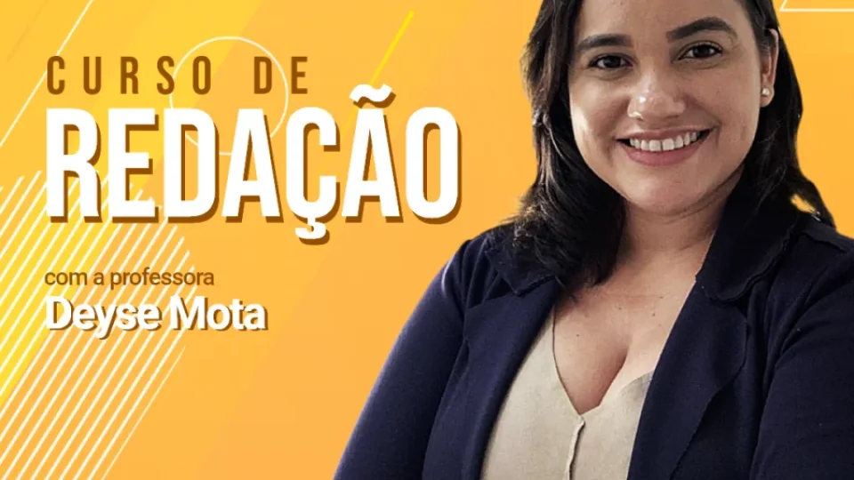 Capa do curso Redação – Deyse Mota