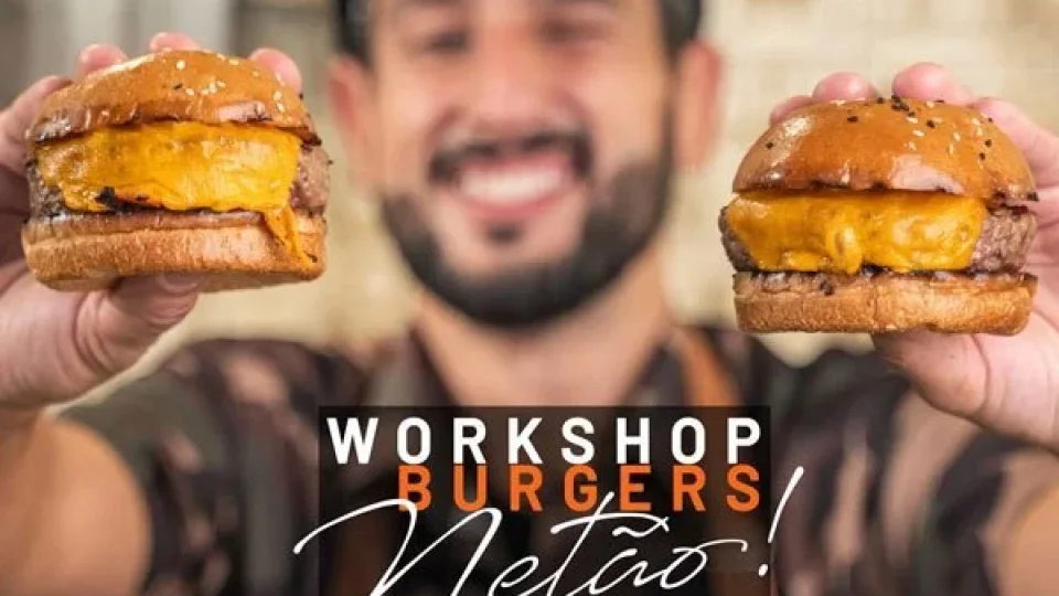 Capa do curso Workshop Burgers Netão! – Netão BOM Beef