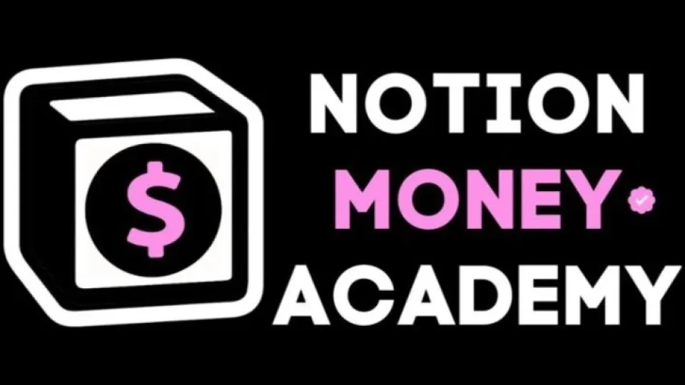 Capa do curso Notion Money Academy – Pascio
