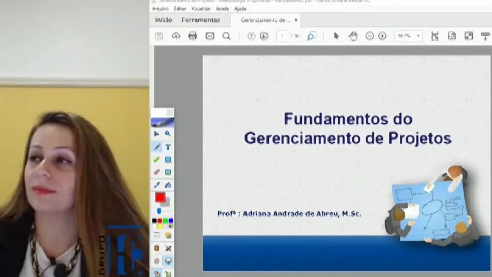 Capa do curso Gerenciamento de Projetos: Metodologia e Aplicação