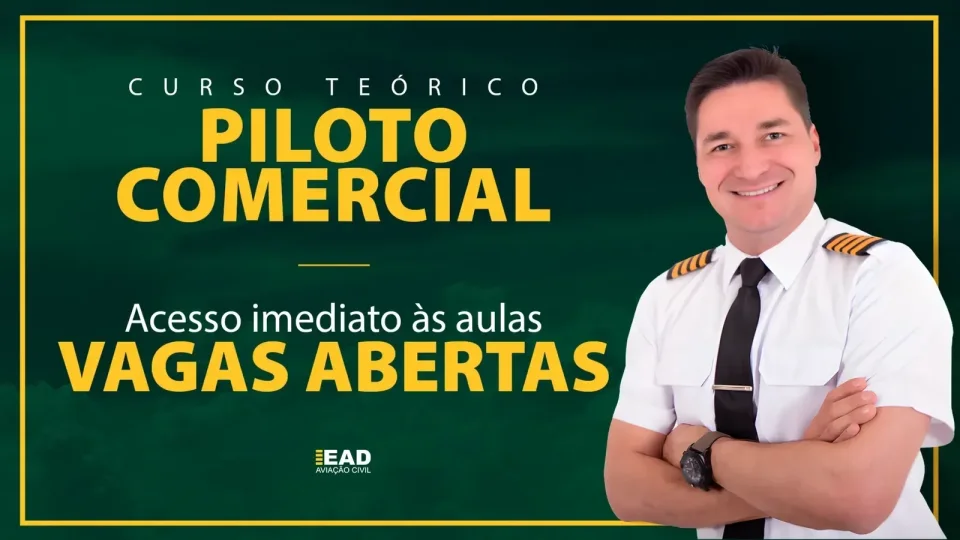Capa do curso Curso Teórico de Piloto Comercial – EAD Civil