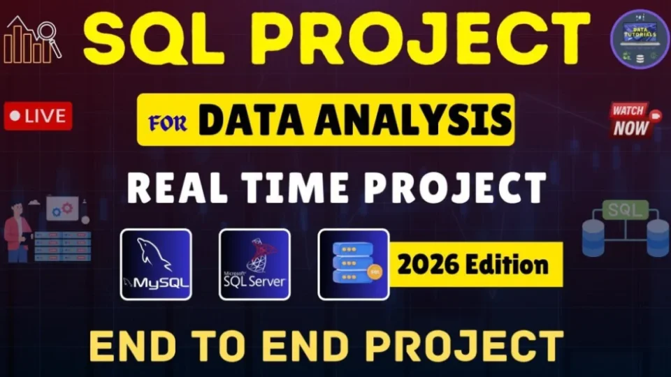 Capa do curso Real-World SQL Projects – 5 Hands-On Case Studies