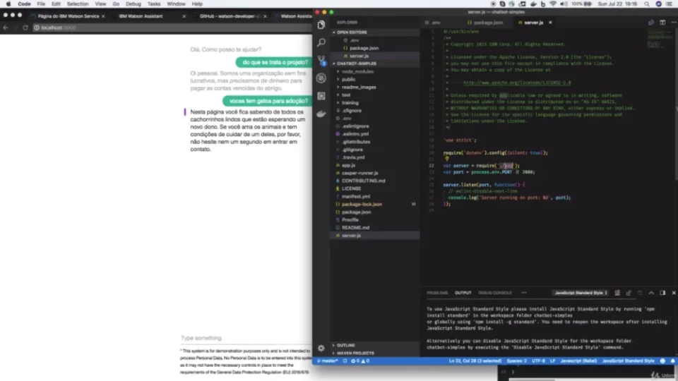 Capa do curso DO Zero ao Chatbot – Reginaldo Santos