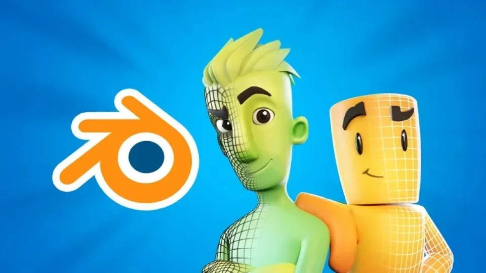 Capa do curso Personagem 3D no Blender – Guilherme Gusmão