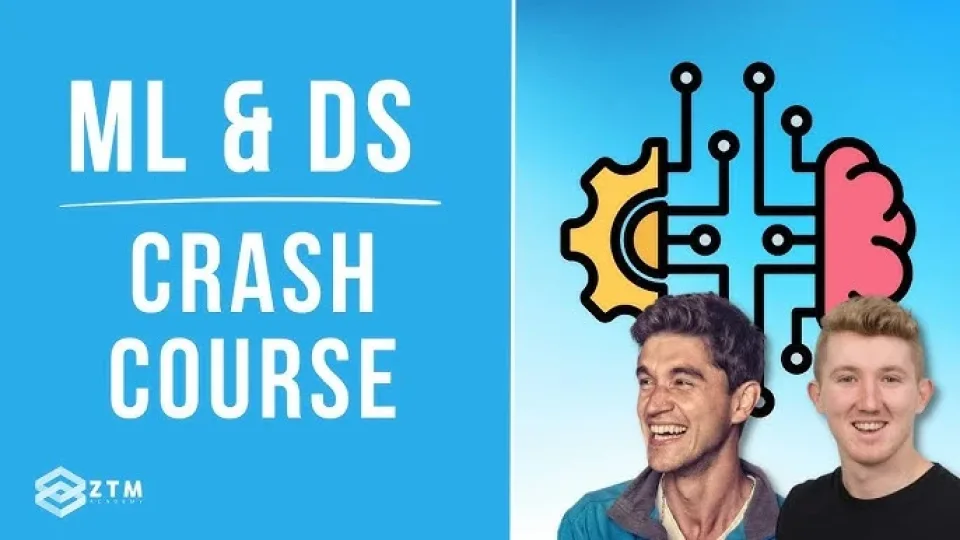 Capa do curso Machine Learning & Data Science – Andrei Neagoie
