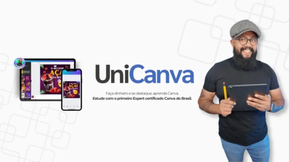 Capa do curso Unicanva: Escola de Design com o Canva – ROB Boliver