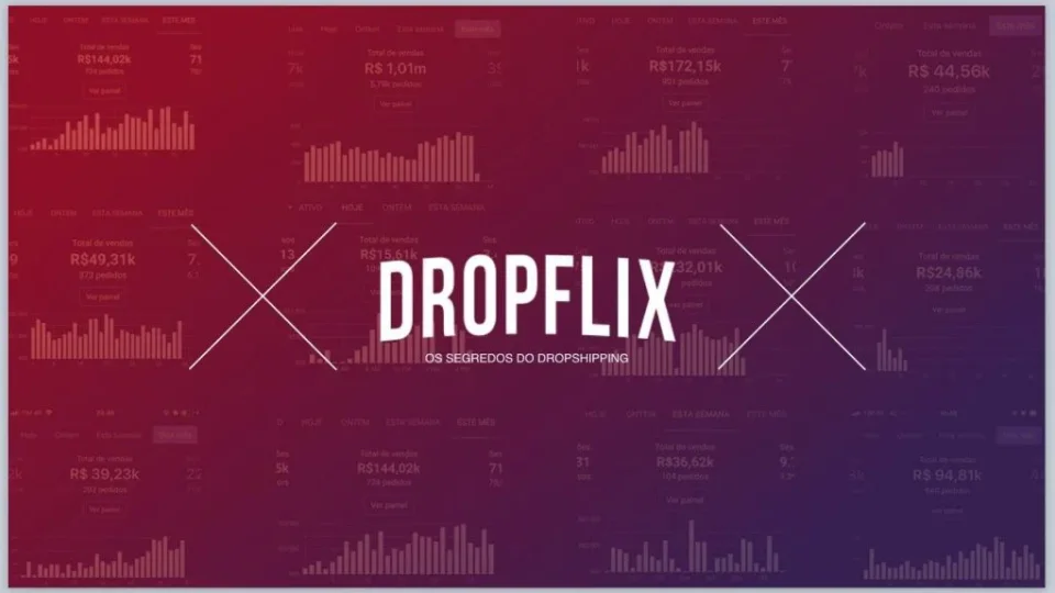 Capa do curso Dropflix – os Segredos do Dropshipping