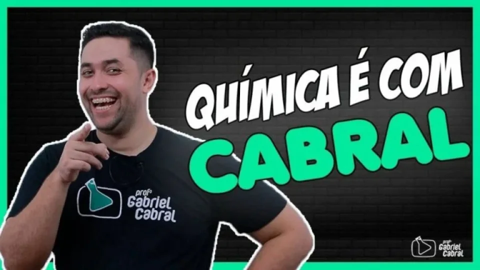 Capa do curso Química com Prof. Gabriel Cabral