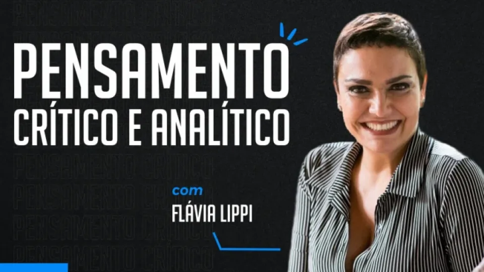 Capa do curso Pensamento Crítico – Voitto – Flávia Lippi