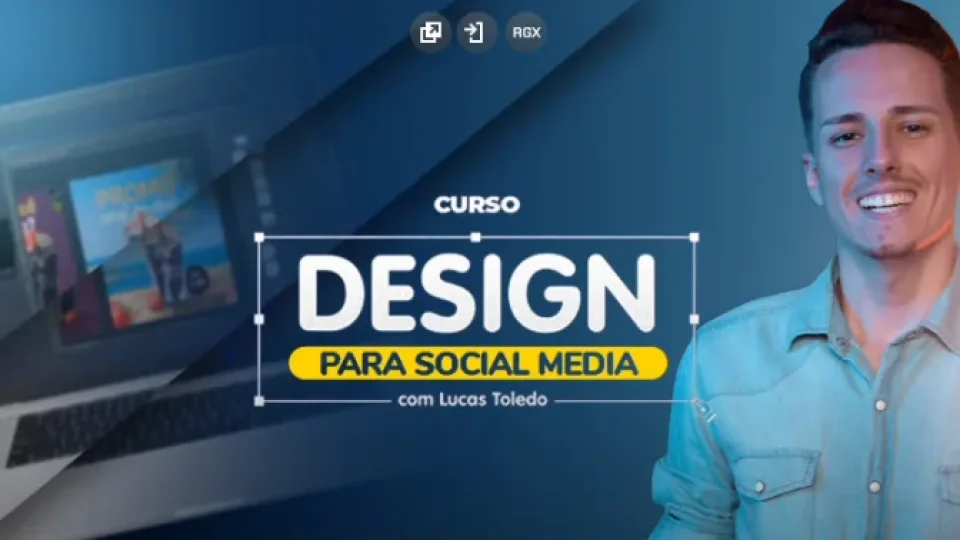Capa do curso Design para Social Media 4.0 – Lucas Toledo