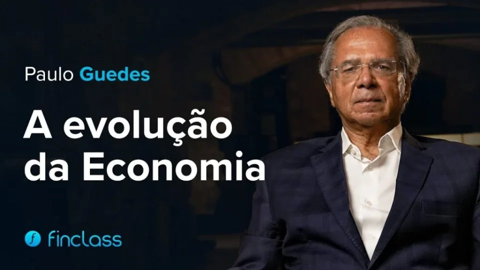 Capa do curso A Evolução da Economia – Paulo Guedes