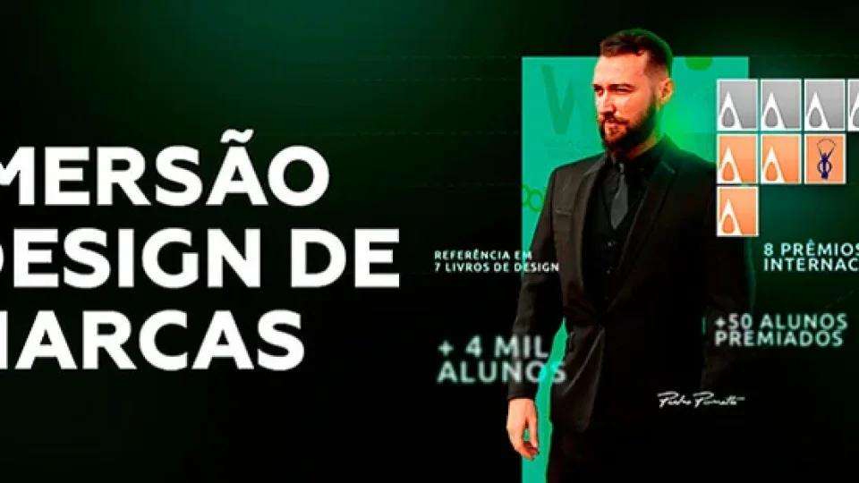 Capa do curso Design de Marcas – Pedro Panetto