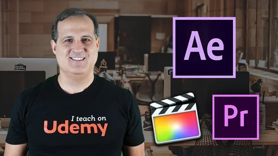 Capa do curso Edição de Vídeo – André Fontenelle