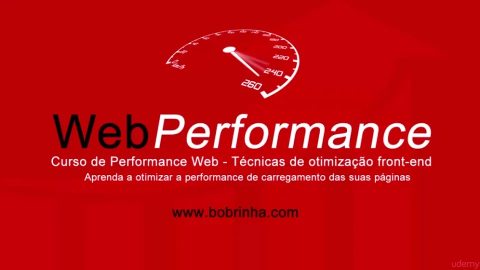 Capa do curso Performance WEB – Ronaldo Aires