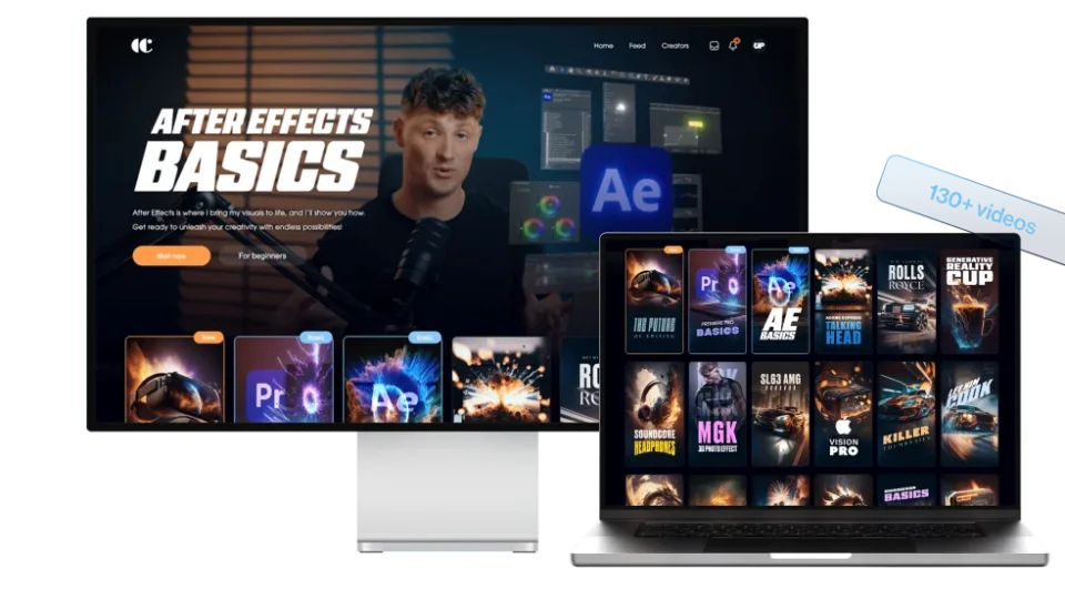 Capa do curso Creators Club Course – Keanu Visuals