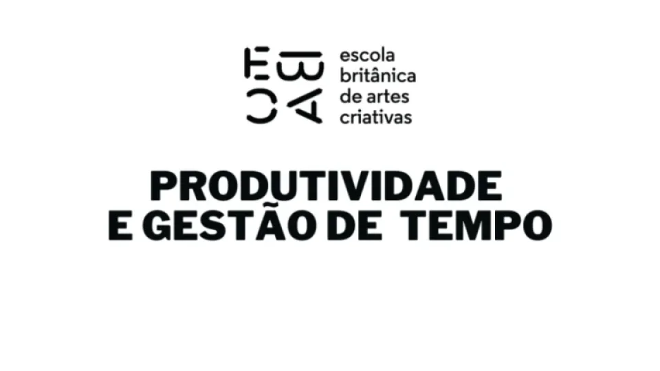 Capa do curso Produtividade e Gestão de Tempo – Ebac