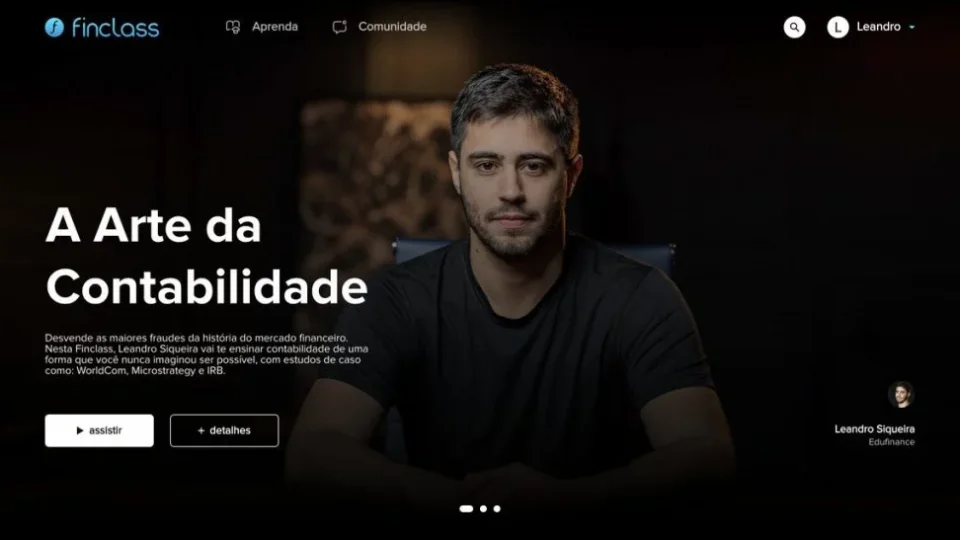 Capa do curso A Arte da Contabilidade – Leandro Siqueira
