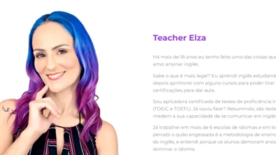 Capa do curso Inglês 365 – Elza Lacerda