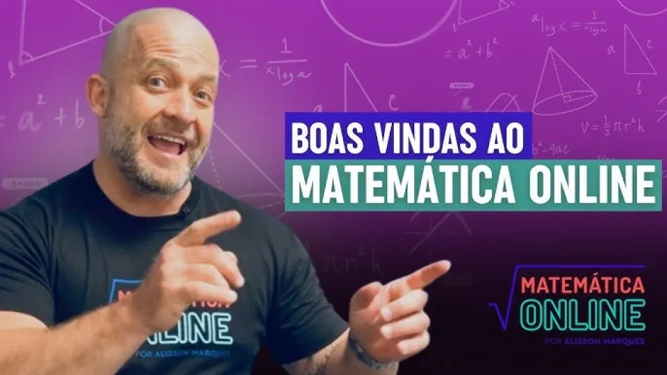 Capa do curso Matemática Online – Prof. Alisson Marques
