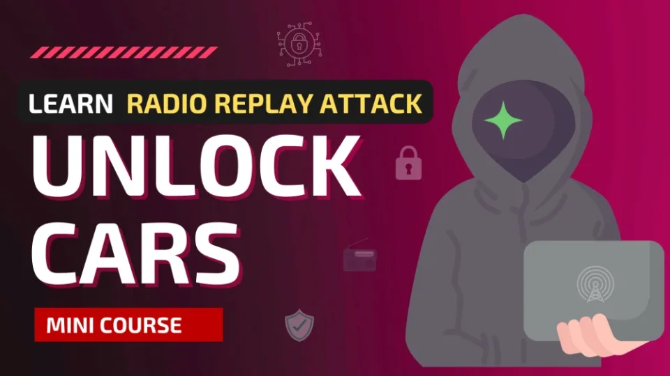 Capa do curso Remote Radio Replay Attack Using Hackrf ONE – Cybersudo