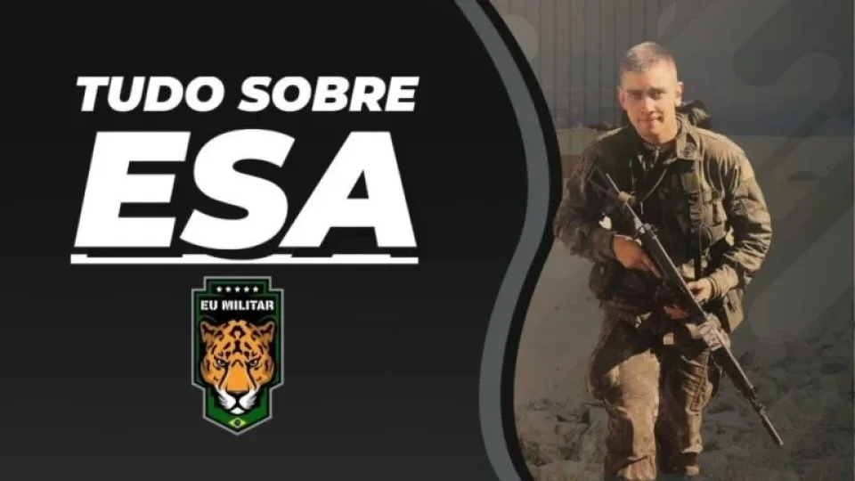 Capa do curso Preparatório ESA – EU Militar