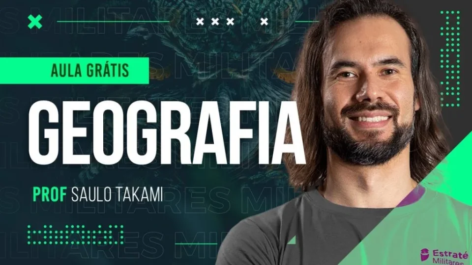 Capa do curso Curso de Geografia para Espcex 2024 – Saulo Takami