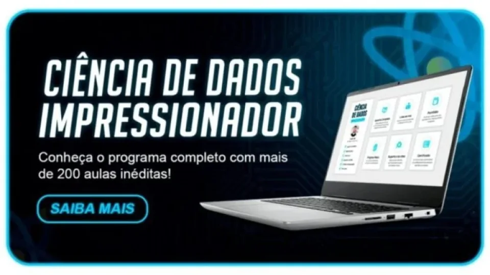 Capa do curso Ciência de Dados Impressionador – Hashtag Treinamentos